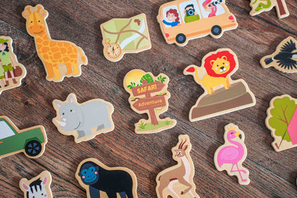 Kühlschrankmagnete Bundle – "Stadt & Safari" Edition