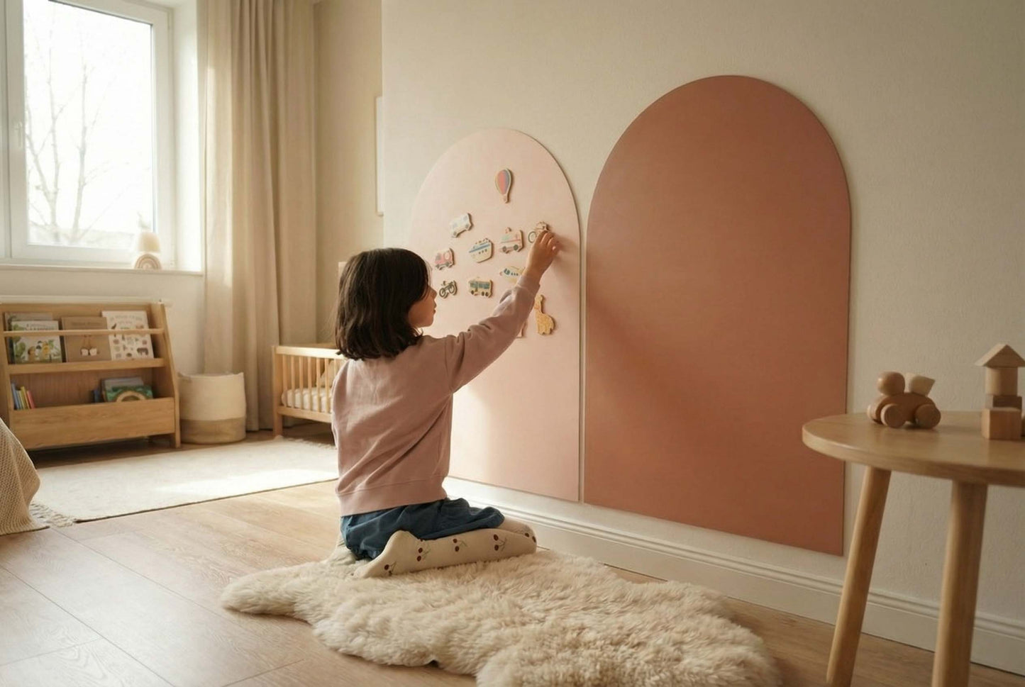 Magnetwand für Kinder (90x60 cm)