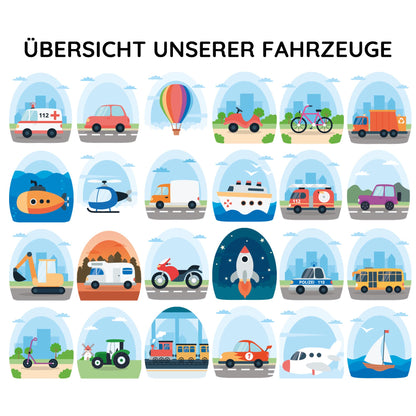 Überischt aller Fahrzeuge